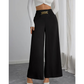 💎🔥 Jetzt im Trend – High-Waist-Weite-Hose mit Ketten-Detail – vielseitig