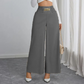 💎🔥 Jetzt im Trend – High-Waist-Weite-Hose mit Ketten-Detail – vielseitig