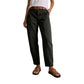 Damen Hochtaillierte schmal zulaufende Utility-Hosen