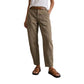 Damen Hochtaillierte schmal zulaufende Utility-Hosen
