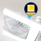 Moderne 2-in-1-LED-Deckenventilatorleuchte