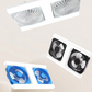 Moderne 2-in-1-LED-Deckenventilatorleuchte