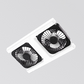Moderne 2-in-1-LED-Deckenventilatorleuchte