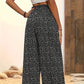 👖⏰Damenhose mit gerafftem Bund und weitem Schnitt