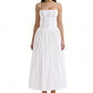 Elegantes Maxikleid im Blumenmuster mit Korsett-Optik