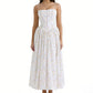 Elegantes Maxikleid im Blumenmuster mit Korsett-Optik