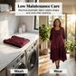 👗 Women's Plus Size Casual Flowy Dress – asymmetrischer Saum, weicher Stoff, schmeichelhafte Passform. ✨