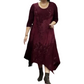 👗 Women's Plus Size Casual Flowy Dress – asymmetrischer Saum, weicher Stoff, schmeichelhafte Passform. ✨