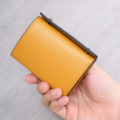 Kompakte Dreifach-Brieftasche für Herren