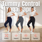 Elastische Yoga-Caprihosen mit Bauchformung für Damen