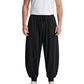 Weite Herrenhose mit Kordelzug in der Taille