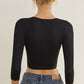 Kompressions-Top für Damen mit Frontverschluss V-Ausschnitt Rückenstütze und Spitzendetails. ✨