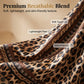 Maxikleid mit Neckholder und V-Ausschnitt im Animal-Print