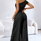 Eleganter Ein-Schulter-Jumpsuit mit weitem Bein
