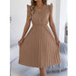 👗🌸 Elegantes V-Ausschnitt-Spitzenkleid mit Rüschenärmeln
