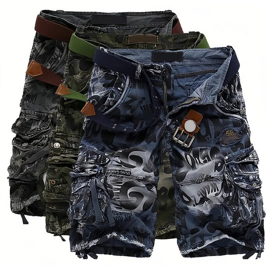 ⏰ 50% Rabatt | Herren-Cargoshorts 💪 Robust · Viele Taschen · Arbeit & Freizeit