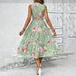 👗🌸 Ärmelloses Freizeitkleid mit Blumenmuster für Damen – Leicht, lässig & perfekt für den Sommer 🌼