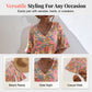 Women’s Casual V-Neck Floral Print Dress