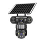 📱🔔 Intelligente Solar-Überwachungskamera – 360°-Schwenk-/Neigefunktion, Solar- und Akku-Betrieb, bewegungsgesteuerter Alarm