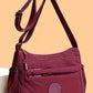 👛  💐 Einfarbige Umhängetasche für Damen – Viele Fächer & Reißverschluss – Sicher & praktisch – perfekt für Alltag, Reisen oder Shopping 🔐✨👜