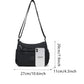 👛  💐 Einfarbige Umhängetasche für Damen – Viele Fächer & Reißverschluss – Sicher & praktisch – perfekt für Alltag, Reisen oder Shopping 🔐✨👜