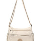 👛  💐 Einfarbige Umhängetasche für Damen – Viele Fächer & Reißverschluss – Sicher & praktisch – perfekt für Alltag, Reisen oder Shopping 🔐✨👜
