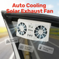 🚗Solarbetriebener Auto-Abluftventilator – Doppelte Turbo-Belüftung und Temperaturanzeige☀️