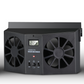 🚗Solarbetriebener Auto-Abluftventilator – Doppelte Turbo-Belüftung und Temperaturanzeige☀️