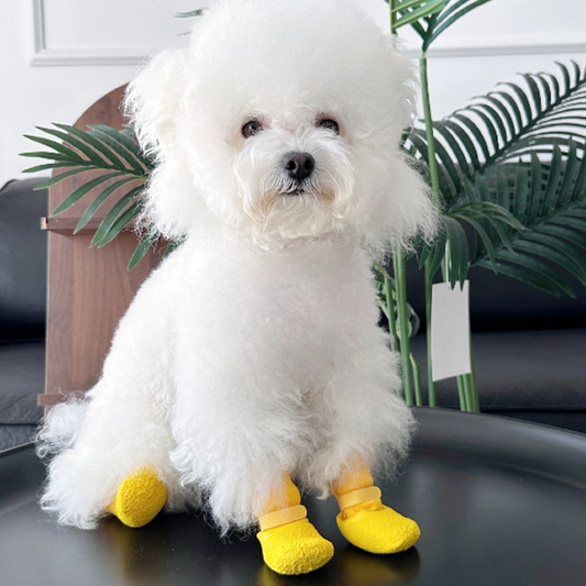 🐾 Wasserdichte und rutschfeste Schuhe für Haustiere | Strapazierfähig, hitzebeständig und salzbeständig zum Schutz der Pfoten · Strukturierter Gummi für Rutschfestigkeit und Sturzschutz