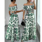 👗🌸 Maxikleid mit Blumenmuster und Taillenschnitt