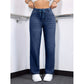 💙✨ Jeans mit elastischem Bund & Kordelzug – figurschmeichelnd, knitterarm & leicht zu kombinieren – zu T-Shirts, Blusen & Crop-Tops