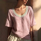 👚 50 % RABATT 🌸 Vintage-Sommerbluse aus Spitze – Zarte Details & luftiger Schnitt – Perfekt für einen romantischen oder schicken Alltagslook – feminin, atmungsaktiv und zeitlos ✨🌿