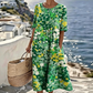 🌺🌸 Lockeres Blumen-Sommerkleid mit versteckten Taschen