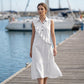 🌙 Heute um Mitternacht vorbei – verpassen Sie es nicht, sonst warten Sie ein Jahr!👗Ärmelloses Sommerkleid für Damen mit Rüschen vorne