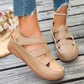 🌿 Bequeme Keilsandalen mit Klettverschluss – luftig und stützend