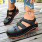 🌿 Bequeme Keilsandalen mit Klettverschluss – luftig und stützend