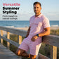 👕🩳 Atmungsaktives Kurzarm-Shorts-Set