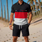 👕🩳 Atmungsaktives Kurzarm-Shorts-Set