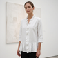 👚✨ Elegantes Damenoberteil mit Rüschen und V-Ausschnitt – feminin, luftig & vielseitig – perfekt für Alltag, Büro & besondere Anlässe