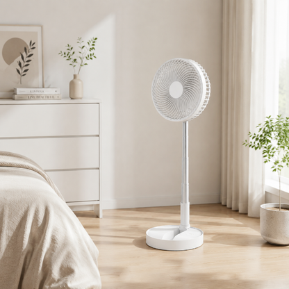 Tragbarer, multifunktionaler Teleskop-Standventilator
