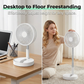 Tragbarer, multifunktionaler Teleskop-Standventilator