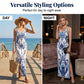 👗Damen Maxikleid mit Blumenmuster | Premium Stoff & figurbetont für Urlaub & Anlässe ✨