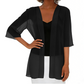 🌟Leichte transparente offene Strickjacke