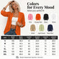 👚🧥 Elegante, lässige Strickjacke mit strukturierter Oberfläche