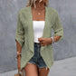 👚🧥 Elegante, lässige Strickjacke mit strukturierter Oberfläche