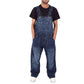 👖 Klassischer Jeansoverall für Herren mit verstellbaren Trägern