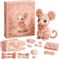 🎁Pink Enchanted Forest DIY Felt Patchwork Kit