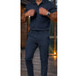 👔 LIMITIERTER 50% RABATT! Herren 2-teiliges Stretch Freizeitset – Kurzarm Poloshirt + Slim Fit Stoffhose, 4-Wege-Stretch, atmungsaktiv für Büro & Alltag