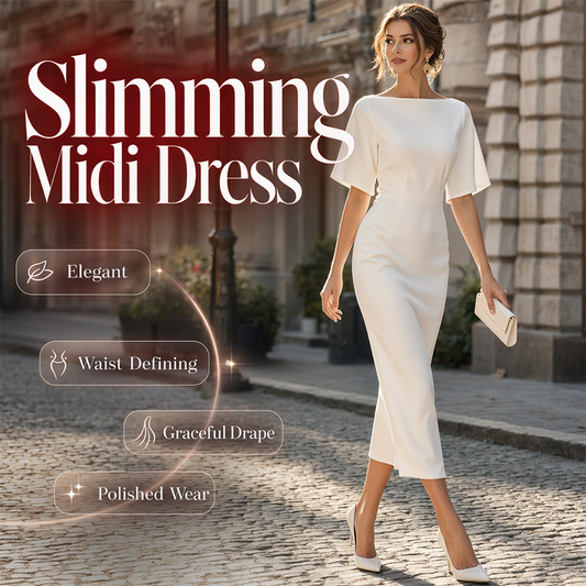 👗🌸 Elegantes Midi-Kleid – vielseitig und feminin