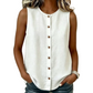 Damen ärmelloses Tanktop mit Knopfleiste